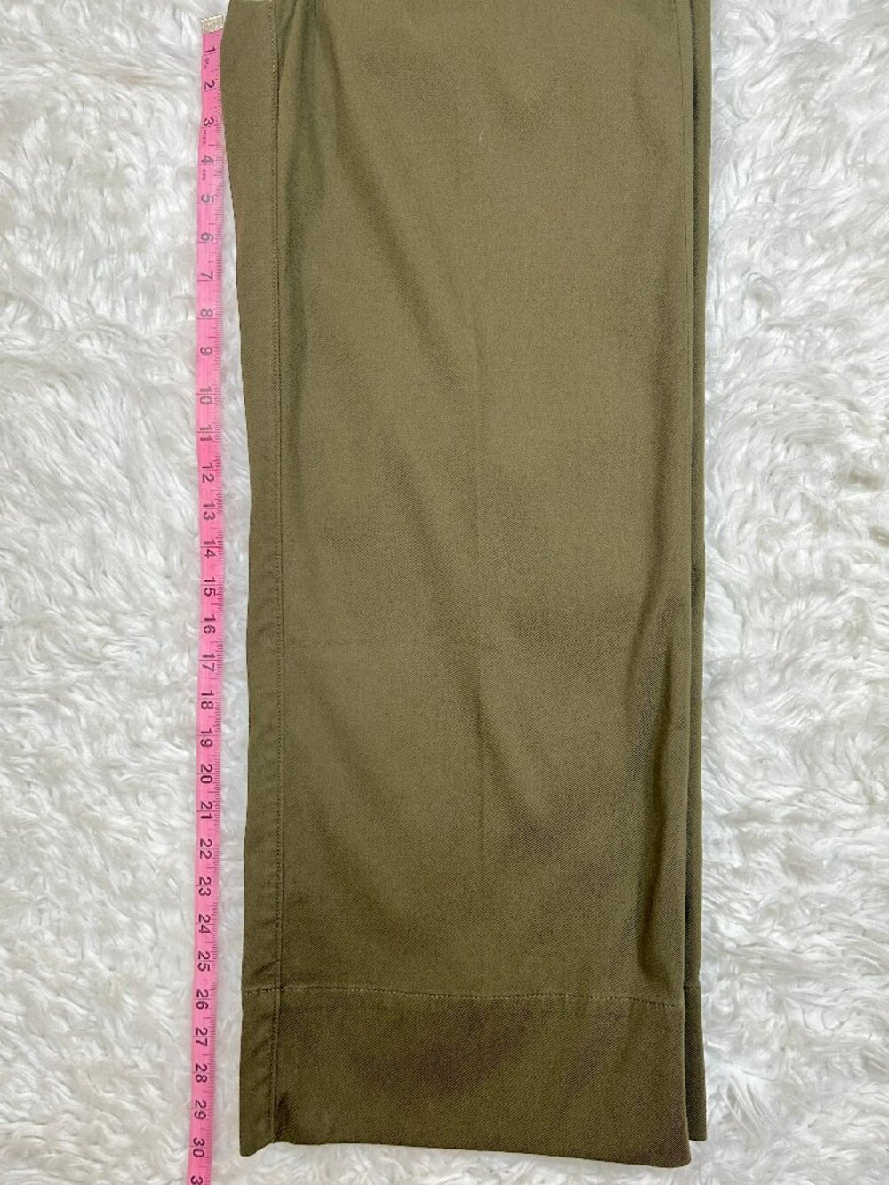 SPANX Supersmooth Stretch Twill Wide Leg Pant in Moss Shadow M - Picture 12 of 15